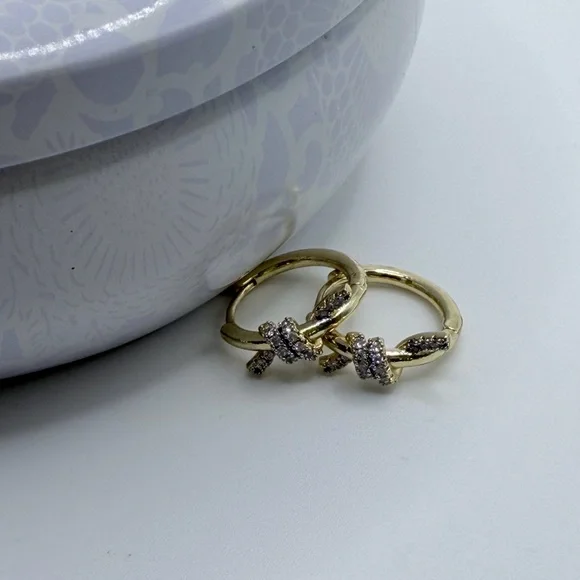 Knot Earrings NWT - Picture 2 of 4